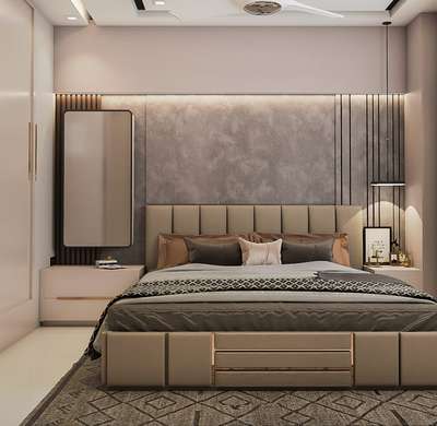 Furniture, Storage, Wall, Bedroom Designs by Contractor pushpraj bansal, Indore | Kolo