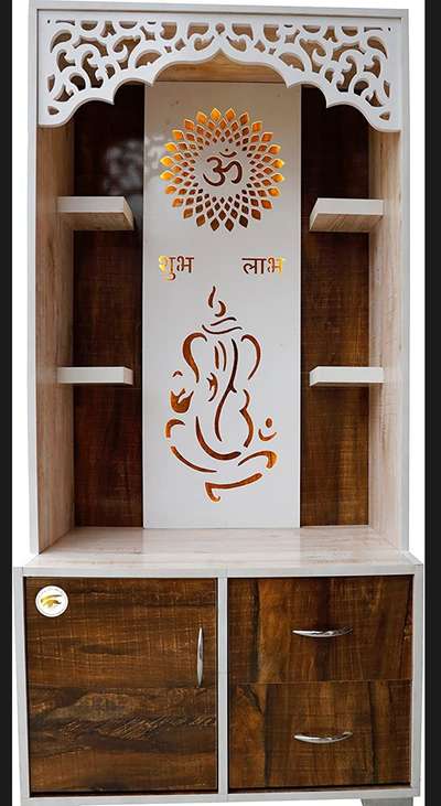 Prayer Room, Storage Designs by Building Supplies Ravinder Dhiman, Faridabad | Kolo