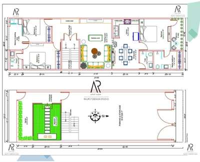 Plans Designs by Interior Designer RAJPUT DESIGN STUDlO , Faridabad | Kolo