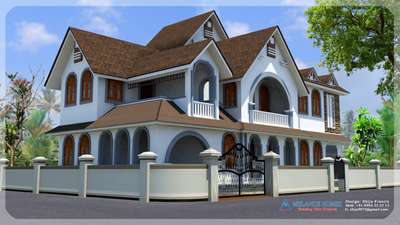 Exterior Designs by 3D & CAD Shiju Francis, Kollam | Kolo