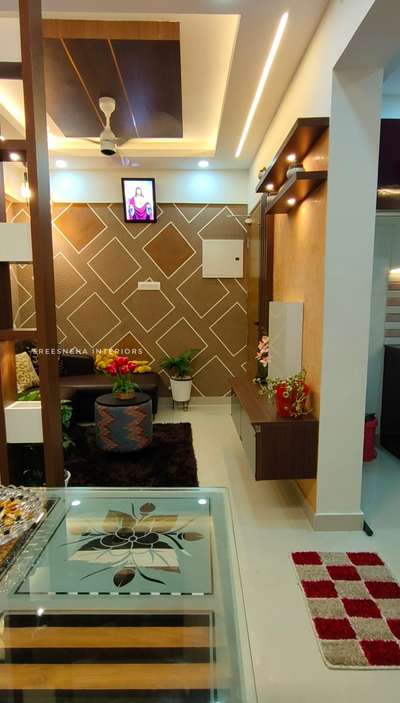 Living, Lighting, Storage, Table, Furniture, Home Decor Designs by Interior Designer SREESNEHA INTERIORS, Kottayam | Kolo