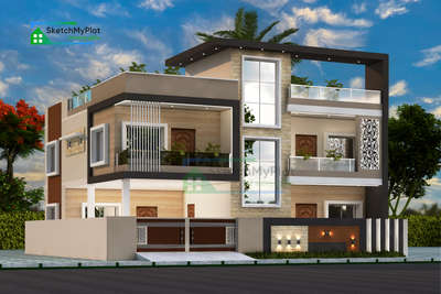 Exterior, Lighting Designs by Civil Engineer Manisha Bedse, Indore | Kolo
