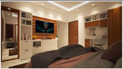 Bedroom Designs by 3D & CAD Arjun Unnikrishnan, Pathanamthitta | Kolo