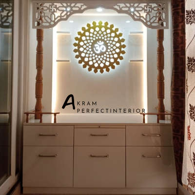 Prayer Room Designs by Carpenter akram perfectinterior , Ghaziabad | Kolo