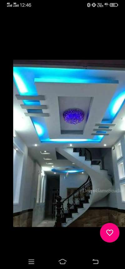 Ceiling, Lighting, Staircase Designs by 3D & CAD Md Khalid, Ghaziabad | Kolo