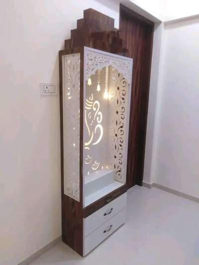 Lighting, Storage, Prayer Room Designs by Carpenter Dasrath Kumawat , Jodhpur | Kolo