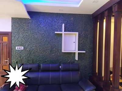 Living, Wall, Storage, Furniture, Lighting Designs by Interior Designer Thomas varghese, Pathanamthitta | Kolo