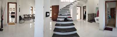 Staircase Designs by Civil Engineer Dr NAFEESATHUL MIZRIYA MINHAJ BUILDERS, Thrissur | Kolo