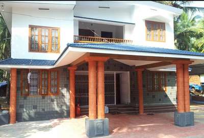 Exterior, Outdoor Designs by Painting Works mohandas  MM, Kannur | Kolo