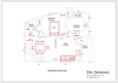 Plans Designs by Interior Designer Dalvin julian, Ernakulam | Kolo