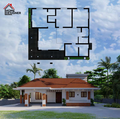 Exterior, Plans Designs by 3D & CAD Home Designers, Kozhikode | Kolo