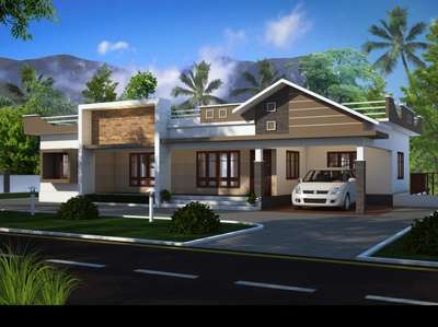 Exterior Designs by Civil Engineer KUTHANAPPILLIL JITHIN, Idukki | Kolo