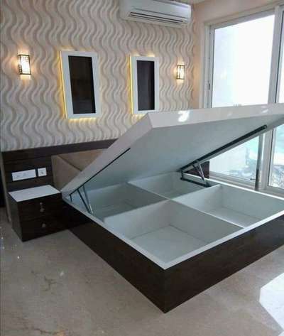 Bedroom, Furniture, Lighting, Storage, Wall Designs by Interior Designer RAJEEV GOPAL, Pathanamthitta | Kolo