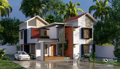 Exterior, Outdoor Designs by Architect VYSHAKH K, Malappuram | Kolo