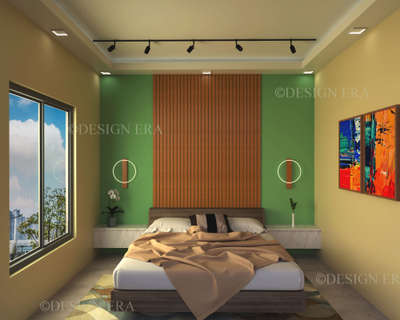Ceiling, Furniture, Storage, Bedroom, Wall Designs by Interior Designer Shubham Uccheniya, Indore | Kolo