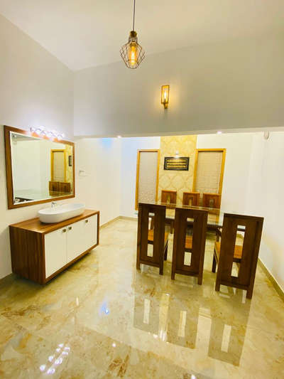 Bathroom, Dining, Home Decor Designs by Contractor sarath calicut, Kozhikode | Kolo
