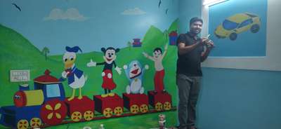 Wall Designs by Painting Works Abrar Siddiqui, Delhi | Kolo