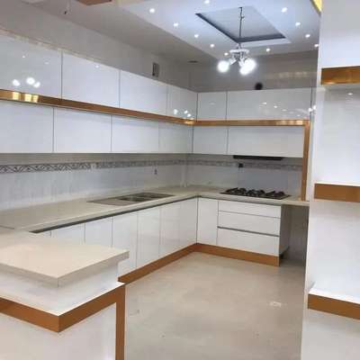 Kitchen, Storage Designs by Contractor Saifi Yakub, Sonipat | Kolo