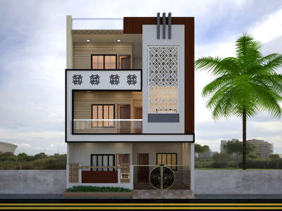 Exterior, Lighting Designs by Civil Engineer Ankur Kashyap, Indore | Kolo