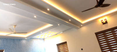 Ceiling, Lighting Designs by Contractor Tensio Homes , Thiruvananthapuram | Kolo