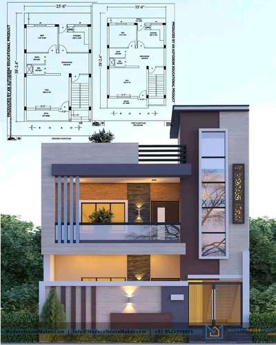 Exterior, Lighting, Plans Designs by Architect MRK STRUCTURAL  CONSULTANT , Jaipur | Kolo