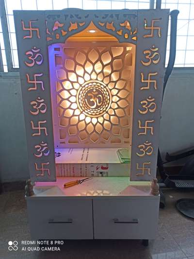 Prayer Room, Lighting, Storage Designs by Civil Engineer Naveen Gaur, Gautam Buddh Nagar | Kolo