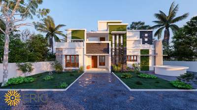 Exterior Designs by Civil Engineer Vishnu p k, Palakkad | Kolo
