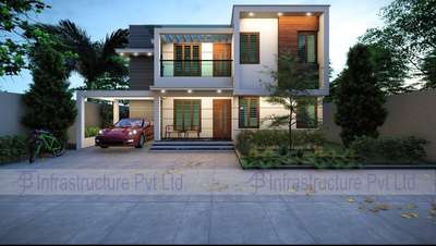 Exterior, Lighting Designs by Civil Engineer ANOOP R P, Thiruvananthapuram | Kolo
