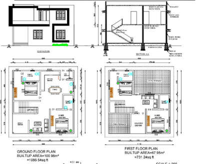 Plans Designs by Civil Engineer Nimisha p, Palakkad | Kolo
