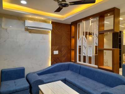 Ceiling, Furniture, Lighting, Living, Table, Storage Designs by Contractor SKI Construction Homes  Prabhakar Shukla , Udaipur | Kolo