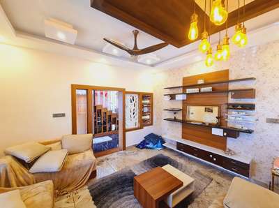 Living, Lighting, Table, Storage Designs by Architect AJMEER KHAN M N, Kollam | Kolo