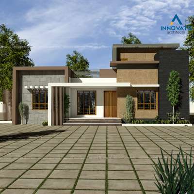 Flooring, Exterior Designs by Architect 𝓑ꪖ𝘴ꫝꫀꫀ𝘳 𝓲ꪀꪀꪮꪜꪖ𝓽ꫀ, Thrissur | Kolo