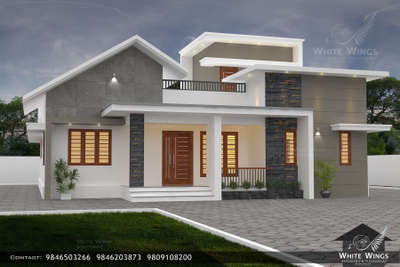 Exterior Designs by Civil Engineer Jazeel kv, Palakkad | Kolo