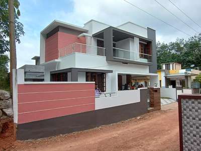 Exterior Designs by Civil Engineer Kesavan Nair, Thiruvananthapuram | Kolo