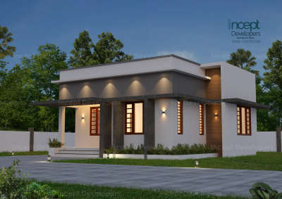 Exterior Designs by Civil Engineer Nadeer M V, Kannur | Kolo
