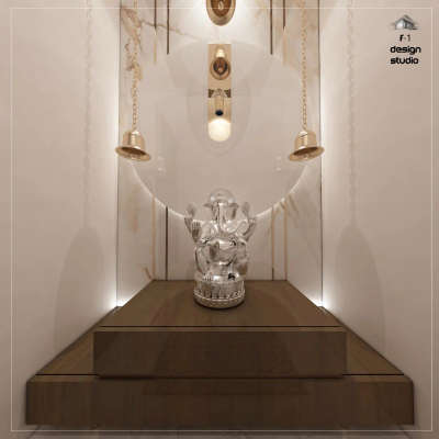 Prayer Room Designs by Interior Designer Id Yogi Jangid, Jaipur | Kolo