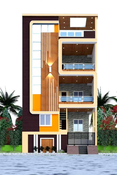 Exterior, Lighting Designs by Civil Engineer Nizam Khan, Indore | Kolo