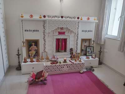 Prayer Room, Storage Designs by Interior Designer KANHA INTERIOR DECOR, Ghaziabad | Kolo