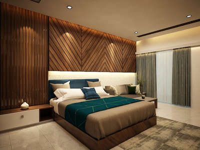 Bedroom, Furniture, Lighting Designs by Architect Deepthik Divakaran, Kozhikode | Kolo
