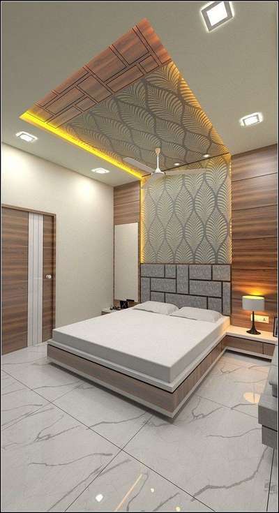 Ceiling, Bedroom, Furniture, Lighting, Storage Designs by Architect Geetey And Sons Pvt Ltd, Jaipur | Kolo