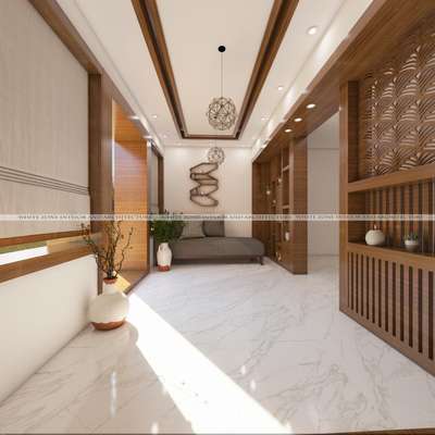 Living, Lighting, Furniture, Ceiling, Storage, Flooring Designs by Contractor Whitezone Architecture  interior, Kasaragod | Kolo