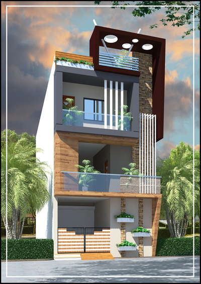 Exterior Designs by Civil Engineer Irfan Ahmed, Ujjain | Kolo