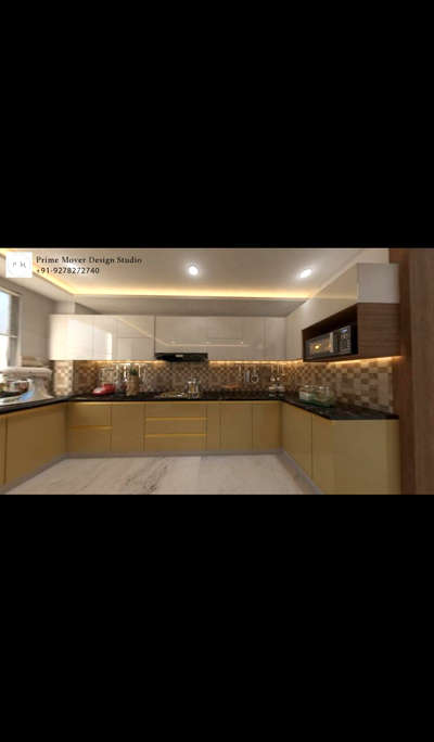 Lighting, Kitchen, Storage Designs by 3D & CAD alisha khan, Faridabad | Kolo