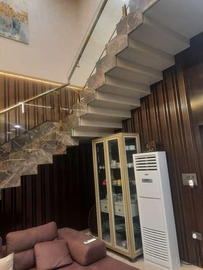 Living, Storage, Staircase Designs by Contractor Brijesh Rathore, Jaipur | Kolo