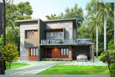 Exterior Designs by Interior Designer afsal tp, Kozhikode | Kolo