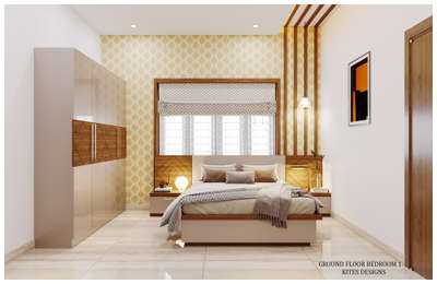 Bedroom, Furniture, Storage, Lighting Designs by Interior Designer ABIMANYU M U, Thrissur | Kolo