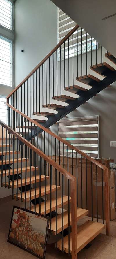 Staircase Designs by Contractor Vinod Mathews, Thrissur | Kolo