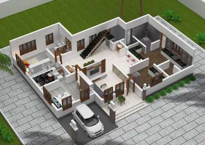 Plans Designs by 3D & CAD Home Designers, Kozhikode | Kolo