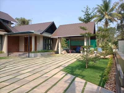 Exterior, Flooring Designs by Civil Engineer kishore gopi, Ernakulam | Kolo
