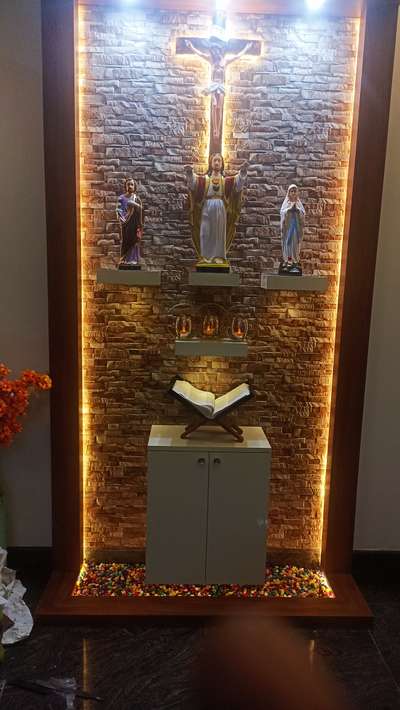 Prayer Room, Storage Designs by Interior Designer Citra Dsigns Interiors, Thrissur | Kolo